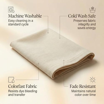 ACCENTHOME Accent Home 100% Cotton Napkins, Delicate Cloth Napkins for Dinners, Parties and Weddings，18 x 18 Inch Set of 6 - Natural | 100% Pure Cotton Napkins, Economy Pack, Multi Purpose Use, Machine Washable, Cotton - color: 17 - Natural - Twill, size: