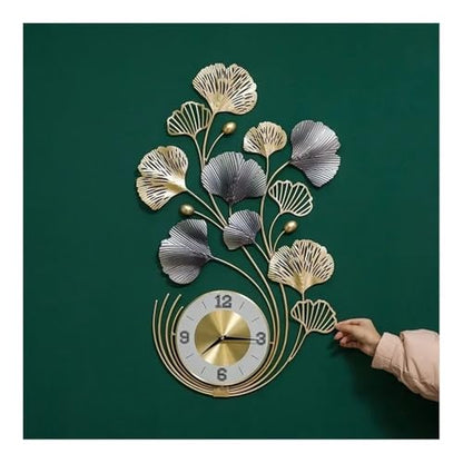 Wall Clock, Wall Decoration, Metal Crafts, Home Clock, Living Room, and Porch Decoration Art for Living Room, Bedroom, Office