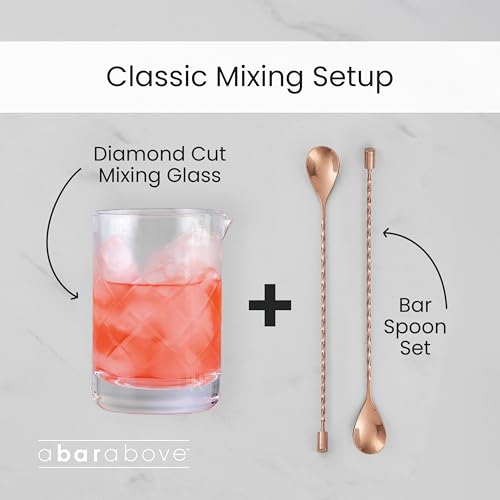 A Bar Above Cocktail Mixing Glass, Classic Style Stirring Pitcher, 18 Oz - color: Classic, size: 1 Count (Pack of 1)