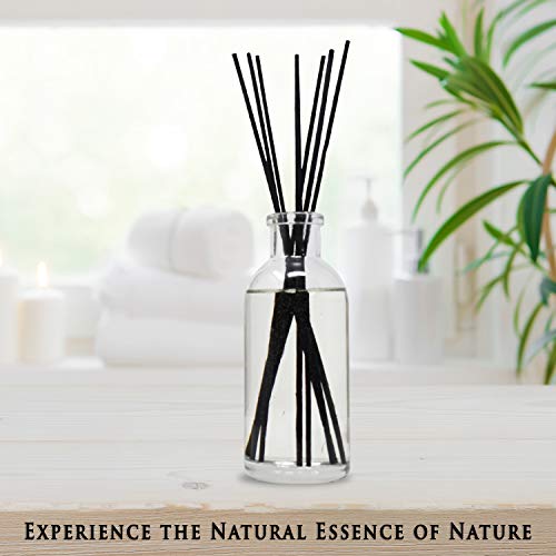 Reed Diffuser Set, Grapefruit - Bathroom Shelf Décor | Bergamot Essential Oils & Tart Greens, Made in the USA - color: Grapefruit