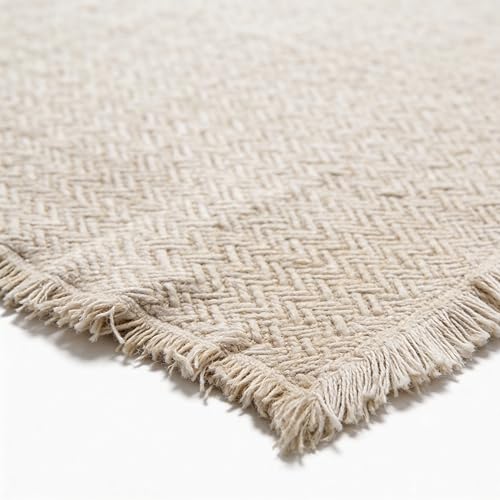 Pure Country Weavers Brittany Natural Weave Blanket - Gift Tapestry Throw Woven from Cotton - Made in The USA (69x48) - color: Brittany