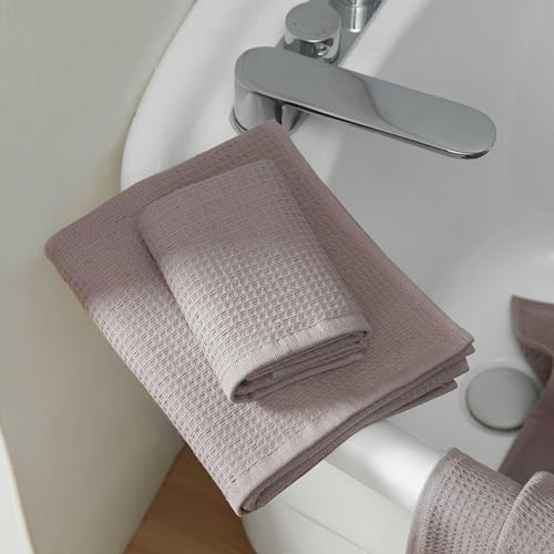 Calvin Klein - Bath Towels, Super Soft & Absorbent Cotton Towels, Oeko-Tex Certified (Eternity Solid Lavender, 3-Piece) - color: Eternity Lavender, size: 3 Pack