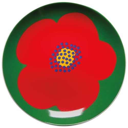 Jubilee Poppy Appetizer Plates Set of 4 Assorted - color: Poppy