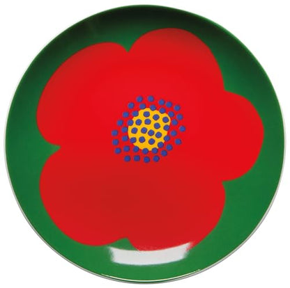 Jubilee Poppy Appetizer Plates Set of 4 Assorted - color: Poppy