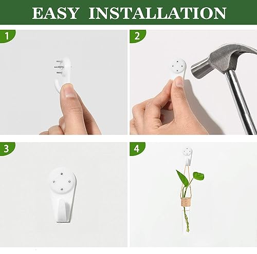 ARTORA Plant Propagation Hanging Glass Planter Terrarium Wall Mounted Decorative Flower Vase Hydroponic Plant Cultivation Test Tube for Home Office Decor (4PCS)