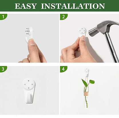 ARTORA Plant Propagation Hanging Glass Planter Terrarium Wall Mounted Decorative Flower Vase Hydroponic Plant Cultivation Test Tube for Home Office Decor (4PCS)