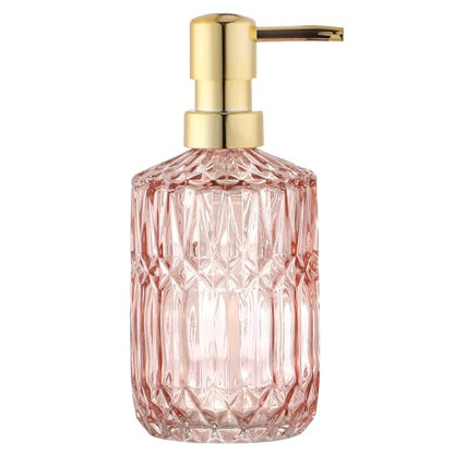 YunNasi Soap Dispenser with Pump Refillable | Liquid Hand Soap Dish Soap Dispensers for Bathroom Counter, Kitchen Sink, Pink - color: Pink