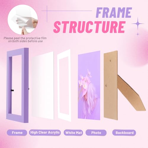 15 Pack Collage Picture Frames Wall Decor Gallery Wall Picture Frame Set for Mounting or Tabletop Display, Multi Sizes with Three 8x10, Six 5x7, Six 4x6