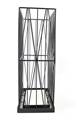 Mango Steam Pluvian Soakstone Umbrella Holder (Rectangle, Black) - color: Black, size: Regular Rectangle