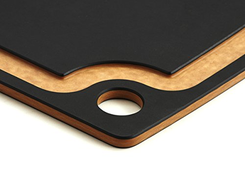 Epicurean Gourmet Series 14.5" × 11.25" Cutting Board in Slate/Natural - color: Slate/Natural, size: 14.5"L x 11.3"W