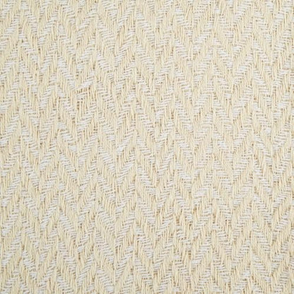 DII Modern Zig Zag Throw Blanket Woven Cotton, Hand-Knotted 2.5" Fringe, 50x60, Natural - color: Natural, size: 50x60"