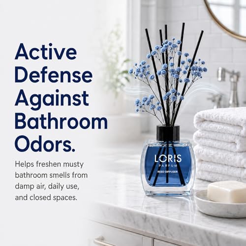 Loris Flower Garden Reed Diffuser Set with Dried Flowers | Reed Diffusers for Home with Sticks | Bathroom Diffuser & Room Scent | Long-Lasting Home Fragrance | 120 mL / 4.06 fl oz - color: Flower Garden