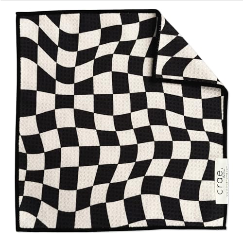 Double-Sided Microfiber Washcloths, Waffle Weave Kitchen Washcloths for Use | 12x12 Inch, Super Absorbent, Lint-Free, Fast Drying, For Cleaning Dishes, Cars & More, Durable & Soft, Memory of You Set Pack - color: Memory of You