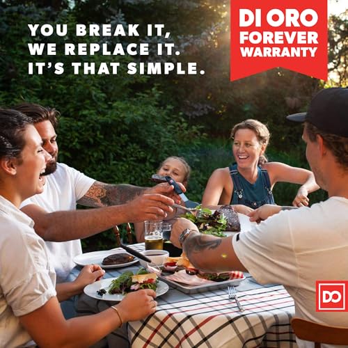 DI ORO Silicone Spatula Set - 600F Heat Resistant, 3-Pc Black | Rubber scraper won't scratch nonstick pans; For baking, cooking, mixing, and frosting; BPA-free and dishwasher safe - color: Black