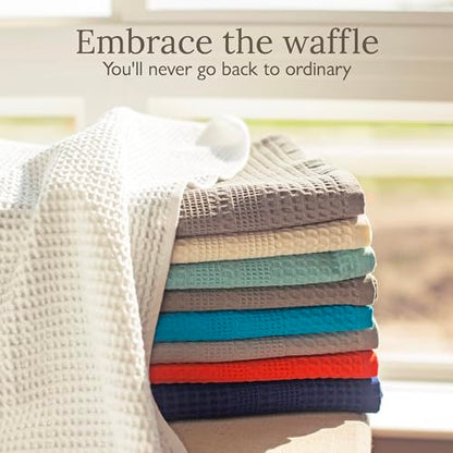 GILDEN TREE Waffle Bath Sheet Large Bath Towels Quick Dry Thin Body Towels, 40x80 Oversized Bath Towels for Adults, Classic Style (White) - color: White, size: Bath Sheet