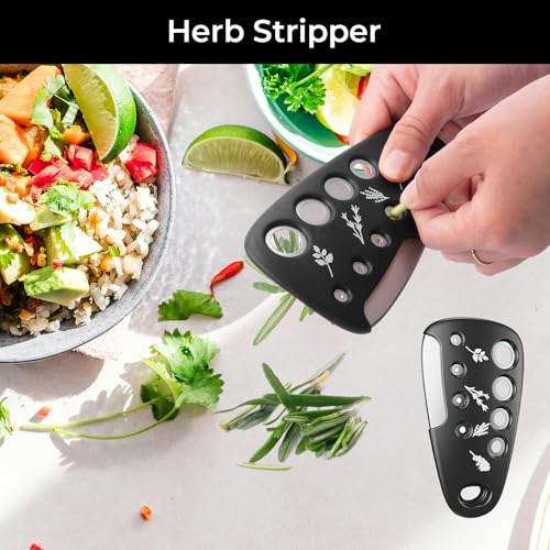 6 Packs Kitchen Gadgets Set for Home Space Saving, Unique Cooking Tools with Beer Opener, Herb De-stemmer, Zester Ginger & Vegetable & Cheese Grater, Camping Mini Utensils Multifunctional Kitchenware
