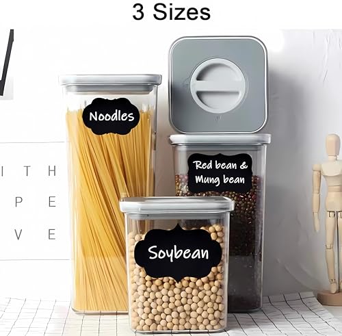 244pcs Chalkboard Labels with 2 Chalk Marker Removable Labels | Erasable Reusable labels for Jars, Craft Rooms,Storage, Pantry Containers and Storage Bin Organize Your Home Kitchen