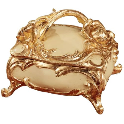 Touch of Class Eliza Rose Covered Box Ivory/Gold