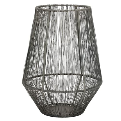 SBDS Candle Holder Tabletop Lantern Indoor Outdoor, 10.25", Metal Wire - size: 10.25"