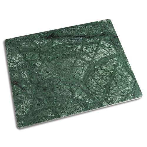 Marble Cutting Board For Kitchen 16x12 Inch Green Stone Cutting Board Marble Pastry Board For Baking, Cheese, Charcuterie, Chocolate - color: Green, size: 16"L x 12"W