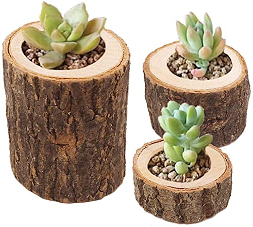 Yikko Wooden Tea Light Candle Holders, Personalized Wooden Votive Tealight Holder for Wedding Centerpieces for Table, Wedding |Birthday Party |Valentine's Day |Home Decoration - Set of 6 - size: Set of 6 (0.98", 1.65", 2.75")