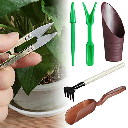 13pcs Mini Garden Planting Tools Set Hand Scissor Planting Shovel Gardening Tools Succulent