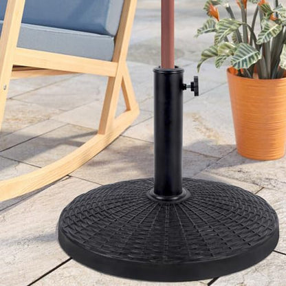 22 lbs Heavy Duty Patio Market Umbrella Base Stand - size: 16.5"