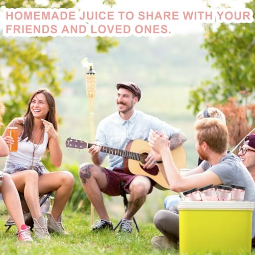Ruckae Pink 16oz 10 Pack Juice Bottles, Glass Bottles Juicing with Lids, Smoothie Cup Lids and Straws, Water Bottle Mason Jar Drinking Glasses for Juicing, Smoothies, Kombucha - color: Pink, size: 16oz-10pack