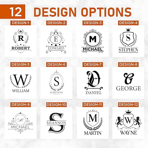 Custom Wooden Keepsake Box, Engraved Monogram Name Initial, 12 Designs | Personalized Storage Box, Photo Storage, Document Storage, Memory Box, Keepsake Storage, Wood Box With Lid