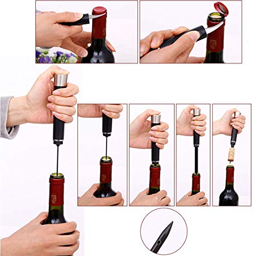 Wine Wing Opener Corkscrew Stainless Steel Professional Set with Foil Cutter for Home/Restaurant/Party