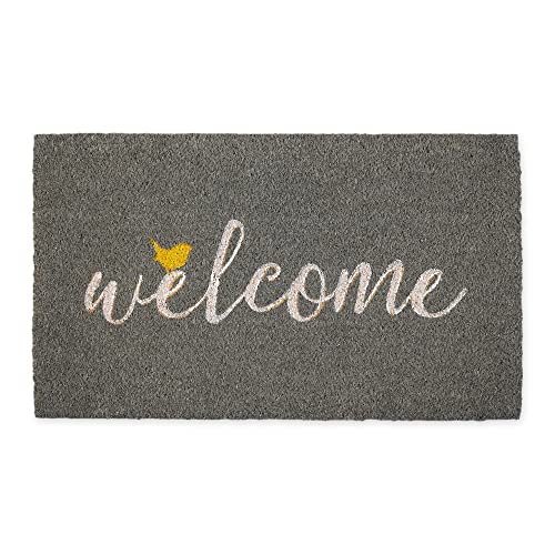 DII Natural Coir Doormat Outdoor Welcome Mat, 17x29, Bird - color: Bird