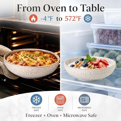 8" Ceramic Pasta Bowls, 22 Oz Serving Bowls Set of 4, Porcelain Shallow Soup Bowl, Embossed Serving Dishes for Pasta, Fruit, Salad, Housewarming Gift, Dishwasher Safe - color: Floral 4