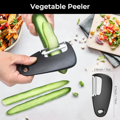 6 Packs Kitchen Gadgets Set for Home Space Saving, Unique Cooking Tools with Beer Opener, Herb De-stemmer, Zester Ginger & Vegetable & Cheese Grater, Camping Mini Utensils Multifunctional Kitchenware