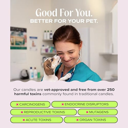 Companion Candles I Love You, I Love You! Pet-Friendly Scented Candle – Sandalwood & Amber Fragrance - Coconut Soy Wax Candle with Wooden Wick, Approx. 50-Hour Burn Time, Made in USA, 11.8 oz - color: I Love You, I Love You