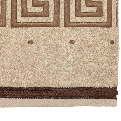 Avanti Linens - Bath Towel, Soft & Absorbent Cotton Towel (Athena Collection) - color: Linen, size: Bath Towel