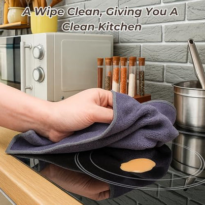 27 Pcs Kitchen Towels and Dish Cloths Set, Heat Resistant Oven Mitts Pot Holders Kitchen Absorbent Towels Dish Rags Dishcloths Reusable for Cooking, Grilling, Baking