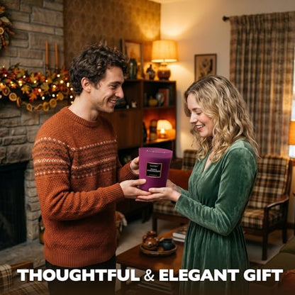 HomeLights Premium Scented Candles - 33.3 oz Natural Soy Wax, Aromatherapy for Home, Long Lasting Smokeless, 130 hrs Burn Time, 3 Cotton Wicks, Gifts for Women & Men - Peony & Almond Blossom - color: Peony & Almond Blossom
