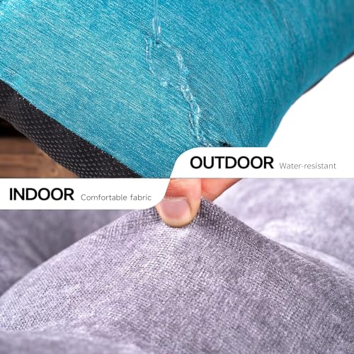 Custom Size Bench Cushions for Indoor Outdoor Non-Slip Tufted, Chair Cushion, Piano Seat Pads, Patio Sofa Water-Resistant Cushion, Made of High Density Sponge Comfortable and Durable