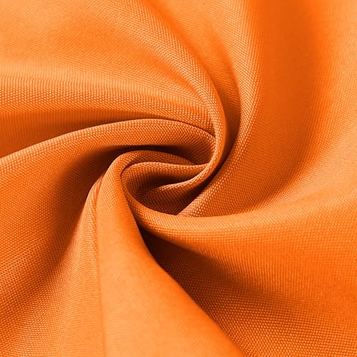 Bailarina Cloth Napkins Set of 80,17x17 inches Dinner Napkins Cloth Washable,Polyester Square Table Cloth Napkin Bulk with Hemmed Edges Ideal for Banquets, Parties and Weddings-Orange - color: Orange