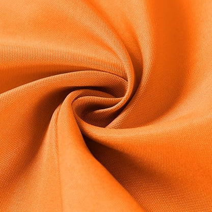 Bailarina Cloth Napkins Set of 80,17x17 inches Dinner Napkins Cloth Washable,Polyester Square Table Cloth Napkin Bulk with Hemmed Edges Ideal for Banquets, Parties and Weddings-Orange - color: Orange