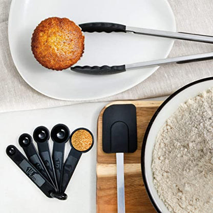 Home Hero Stainless Steel Kitchen Utensils Set - Heat-Resistant Silicone & Nonstick Tools - Durable Stainless Steel Kitchen Gadgets - Complete Kit Measuring Cups & Spoons - 41-Piece Set | Heat-Resistant Stainless Steel Kitchen Utensil Set - Measuring Cups