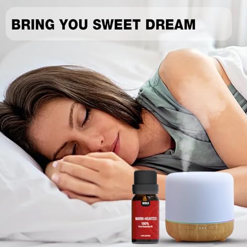 Well-Being Essential Oils Set-Essential Oils for Diffuser for Home,Essential Oils Diffuser Scents for Skin,Aromatherapy,Laundry,Candle&Soap Making,Humidifiers 6 X 10ML - color: Jet Black