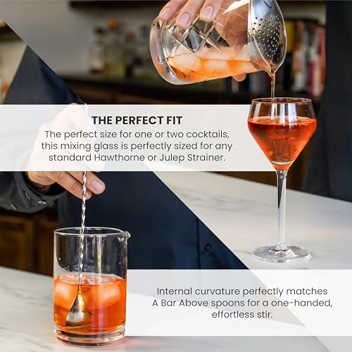 A Bar Above Cocktail Mixing Glass, Classic Style Stirring Pitcher, 18 Oz - color: Classic, size: 1 Count (Pack of 1)