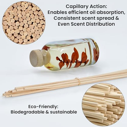Reed Diffuser Set, Bay Rum & Sandalwood - Bathroom Décor | Powdery Bay Rum, Earthy Patchouli & Musk, A bold, spicy, Masculine scent - color: Bay Rum & Sandalwood