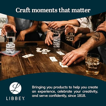 Libbey Preston Tumbler & Rocks Drinking Glasses Set of 16, All-Purpose Cups | 16 oz and 13 oz Capacities for Water, Juice, Cocktails, and More with Wide Mouths and Dishwasher-Safe Cleanup - color: 07 - Preston