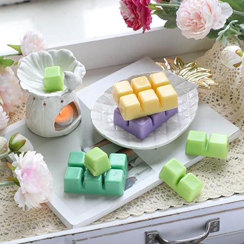 Maracco Summer Fruit Scented Wax Melts, Soy Wax Cubes for Wax Warmer | Scentsy Wax Melts, Coconut Vanilla, Pineapple, Lemon, Lavender, Mango, Mint, 6x2.5 oz - color: Fruit Plants