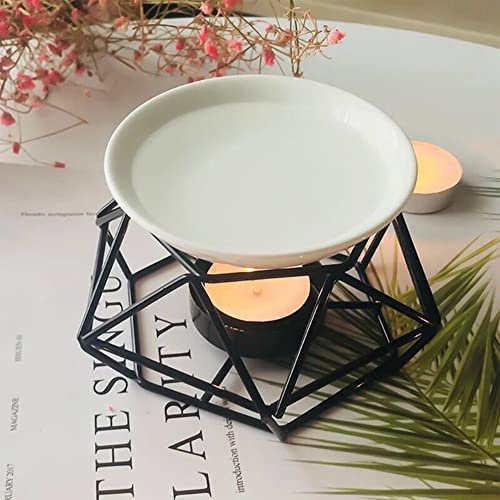 Wax Warmer Replacement Dish and Ceramic Oil Burnerwith Candle Warmer Plate - Wax Melter-(2 Pcs,4 in)