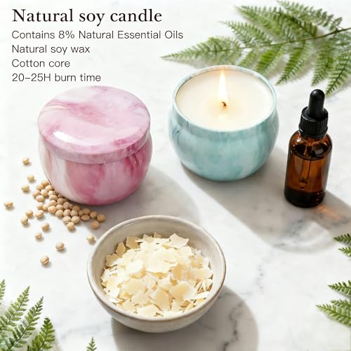 Aromatherapy Candle Gift Set for Women, Pack of 2, 16 Pack Fruity Floral Soy Wax Candles - size: Classic 2-Set Bundle (16 Candles)