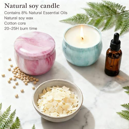 Aromatherapy Candle Gift Set for Women, Pack of 2, 16 Pack Fruity Floral Soy Wax Candles - size: Classic 2-Set Bundle (16 Candles)