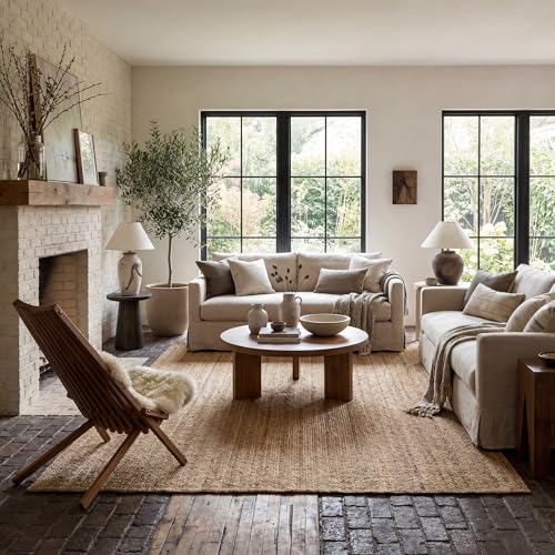 nuLOOM Rigo Hand Woven Farmhouse Jute Runner Rug, 2' 6" x 6', Natural - color: Natural, size: 2'6" x 6' (Rectangular)